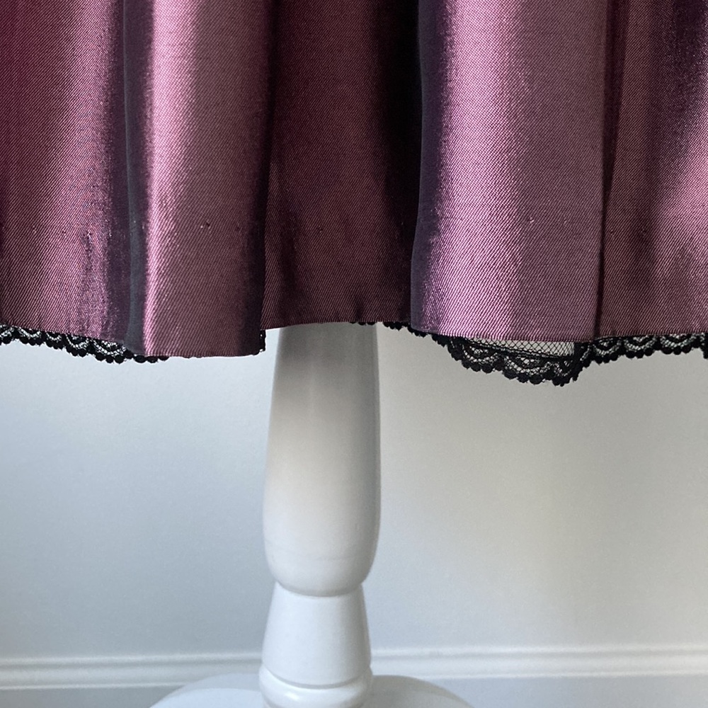 Alfred Sung Mauve Skirt with Pockets - Vintage - Picture 4 of 10